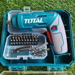 Máy Vặn Vít Không Dây TOTAL TSDLI04425 4V - Động Cơ Mạnh Mẽ, Nhiều Đầu Vít, Tiện Lợi Cho Sửa Chữa Gia Đình Và Thợ Chuyên Nghiệp