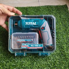 Máy Vặn Vít Không Dây TOTAL TSDLI04425 4V - Động Cơ Mạnh Mẽ, Nhiều Đầu Vít, Tiện Lợi Cho Sửa Chữa Gia Đình Và Thợ Chuyên Nghiệp