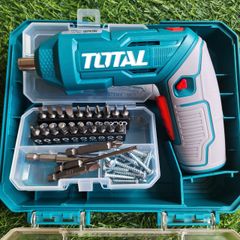 Máy Vặn Vít Không Dây TOTAL TSDLI04425 4V - Động Cơ Mạnh Mẽ, Nhiều Đầu Vít, Tiện Lợi Cho Sửa Chữa Gia Đình Và Thợ Chuyên Nghiệp