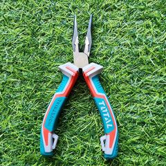 Kìm Mũi Nhọn 6 Inch Total THT220606 - Thép Hợp Kim, Tay Cầm Nhựa êm Ái, Dụng Cụ Cầm Tay Chất Lượng Cao Cho Thợ Sửa Chữa