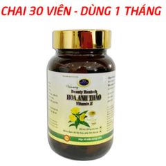 Viên uống Beauty Roxtech Hoa Anh Thảo Vàng 30 viên - Hỗ trợ làm đẹp, cải thiện da sáng mịn và chống lão hóa hiệu quả