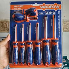 Bộ Tuốc Nơ Vít 8 Chi Tiết Wadfow WSS1408 - Thép CR-V Chất Lượng Cao, Tay Cầm Chống Trượt cho Sửa Chữa Điện và Gia Dụng