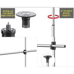 Cây Treo Quần Áo Inox Wellex SJH3218 Không Khoan - Thiết Kế Di Động, Chịu Tải 10kg, Dễ Dàng Lắp Đặt và Sử Dụng trong Không Gian Nhỏ