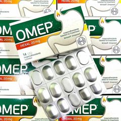 Giảm trào ngược dạ dày, ợ nóng Omep HEXAL 20mg Đức 14 viên