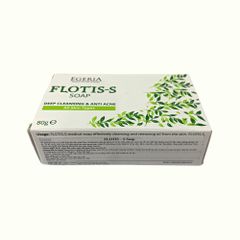Xà Phòng EGERIA FLOTIS - S Soap 80g, Làm Sạch Sâu, Ngăn Ngừa Mụn Trứng Cá, Viêm Nang Lông, Điều Trị Nấm Da