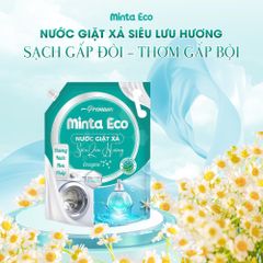 Nước Giặt Xả Siêu Lưu Hương Minta - Giặt Sạch Hiệu Quả, Lưu Hương Bền Lâu, Thân Thiện Với Da, Xuất Xứ Việt Nam