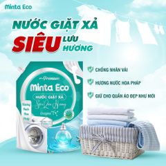 Nước Giặt Xả Siêu Lưu Hương Minta - Giặt Sạch Hiệu Quả, Lưu Hương Bền Lâu, Thân Thiện Với Da, Xuất Xứ Việt Nam