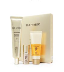 Set Kem Chống Nắng Whoo Jin Hea Yoon 75ml - Chống Nhăn, SPF 50+, Tặng Sữa Rửa Mặt 40ml & Tinh Chất Bicheop 8ml