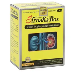 Sirnaka Rox - Thực Phẩm Chức Năng Hỗ Trợ Lợi Tiểu, Giảm Sỏi Thận, Sỏi Tiết Niệu - Hộp 10 Gói