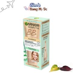Kem Nền BB Cream Garnier Classic 50ml - Dưỡng Ẩm, Chống Nắng SPF 15, Che Khuyết Điểm, Làn Da Mịn Màng, Tươi Sáng