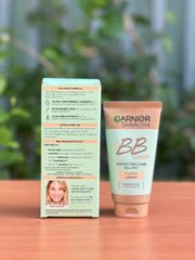 Kem Nền BB Cream Garnier Classic 50ml - Dưỡng Ẩm, Chống Nắng SPF 15, Che Khuyết Điểm, Làn Da Mịn Màng, Tươi Sáng