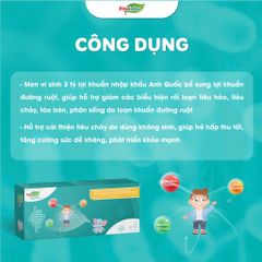 Men Vi Sinh Bacipro FITOLABS - Hỗ Trợ Tiêu Hóa Cho Trẻ Em, 3 Tỷ Lợi Khuẩn Nhập Khẩu Anh Quốc, Dạng Ống Uống Tiện Lợi, Hộp 20 Ống x 5ml