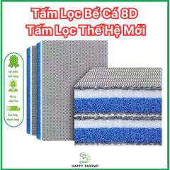 Tấm Lọc Bể Cá 8D – Lọc Siêu Sạch Với 8 Lớp Chống Cặn Đặc Biệt, Phù Hợp Cho Bể Cá Cảnh và Thủy Sinh