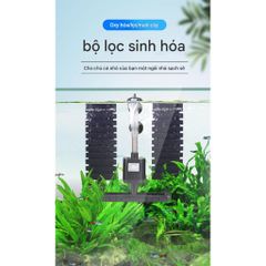 Lọc Vi Sinh Bông Đôi SunSun JF-80 JF-120 - Thiết Kế Tinh Tế Với Bơm 3W Cho Hồ Cá Sạch, Chính Hãng Trung Quốc