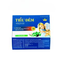 Viên Uống Tiểu Đêm Kingphar - Hỗ Trợ Bổ Thận, Giảm Tiểu Đêm, Tiểu Són, Giấc Ngủ Ngon Hơn - Hộp 30 Viên