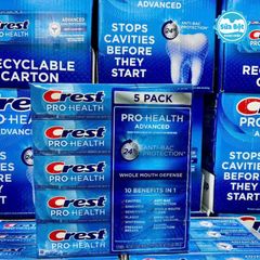 Sét 5 Kem đánh răng Crest pro- health advanced mới 167g x5