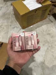 Set son Lancome idole mini butterglow 2 cây son dưỡng (Màu 10 hồng tự nhiên y màu dior 01 + Màu 60 đỏ )