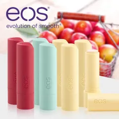 Set 9 Son Dưỡng Môi Eos 100% Natural Organic Lip Balm 4g - Độ ẩm và Chăm sóc Môi Tự Nhiên, Hương Vị Độc Đáo