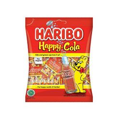 Kẹo Dẻo Haribo Happy Cola 250g - Hương Vị Cola Ngọt Ngào, Snack Thích Hợp Cho Mọi Lứa Tuổi, Bánh Kẹo Ngon Miệng Đức