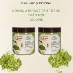 Bộ sản phẩm 2 Hũ Bột Tắm Trắng Thảo Mộc 700g - Dưỡng Da Body Thiên Nhiên, Giúp Trắng Sáng Da