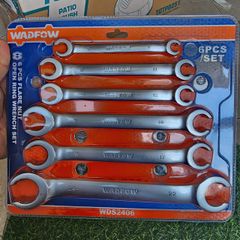 Bộ Cờ Lê 2 Đầu Miệng 6 Chi Tiết Wadfow WDS2406 - Kích Thước 8-24mm, Chất Liệu Thép Bền, Thiết Kế Dễ Dùng