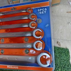Bộ Cờ Lê 2 Đầu Miệng 6 Chi Tiết Wadfow WDS2406 - Kích Thước 8-24mm, Chất Liệu Thép Bền, Thiết Kế Dễ Dùng