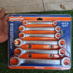 Bộ Cờ Lê 2 Đầu Miệng 6 Chi Tiết Wadfow WDS2406 - Kích Thước 8-24mm, Chất Liệu Thép Bền, Thiết Kế Dễ Dùng