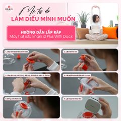 Máy Hút Sữa Không Dây Imani I2 Plus - Thiết Kế Tiện Lợi Với Dock Sạc Kép, Hoàn Hảo Cho Mẹ Bỉm Sữa Bận Rộn, Bảo Hành 1 Năm