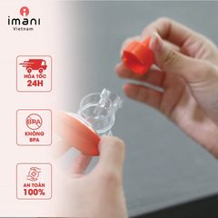Cổ Nối Cup Imani Chính Hãng Hàn Quốc - Phụ Kiện Máy Hút Sữa Rảnh Tay An Toàn, Không Chất Độc BPA