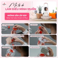 Máy Hút Sữa Không Dây IMANI I2 Plus - Hút Kiệt, Massage 5 Cấp Độ, Thiết Kế Gọn Nhẹ, An Toàn Cho Mẹ Và Bé - Bảo Hành 1 Năm