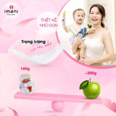 Máy Hút Sữa Không Dây IMANI I2 Plus - Hút Kiệt, Massage 5 Cấp Độ, Thiết Kế Gọn Nhẹ, An Toàn Cho Mẹ Và Bé - Bảo Hành 1 Năm