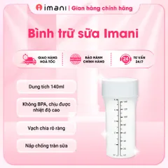 Bình Trữ Sữa Imani Nhập Khẩu Hàn Quốc Dung Tích 140ml Chất Liệu Không Chứa BPA An Toàn Cho Bé