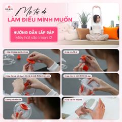 Máy Hút Sữa Không Dây Imani I2 Hàn Quốc - Rảnh Tay, Thiết Kế 5 Cấp Độ Hút & Massage, An Toàn Cho Mẹ và Bé