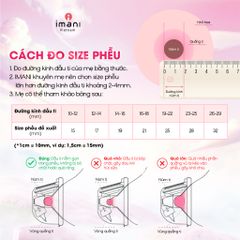 Đệm Giảm Size Phễu Hút Sữa Imani - Phụ Kiện Máy Hút Sữa Silicon An Toàn Cho Bé, Giúp Hút Kiệt Sữa và Massage Hiệu Quả