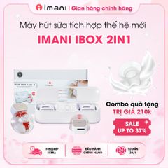 Máy Hút Sữa Rảnh Tay IMANI Ibox 2in1 Hàn Quốc - Thiết Kế Thông Minh, Công Nghệ Hút Kiệt, Không Đau, Bảo Hành 1 Năm