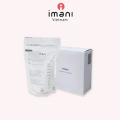 Túi Trữ Sữa Imani Nhập Khẩu Hàn Quốc Túi Zip Trữ Sữa Chất Liệu PET/PE Không Chứa BPA Dung Tích 180ml