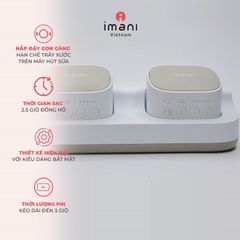 Dock Sạc Nhanh Cho Máy Hút Sữa Imani I2, I2 Plus - Sạc Cùng Lúc 2 Thiết Bị, Chất Lượng Hàn Quốc, An Toàn Cho Mẹ Và Bé