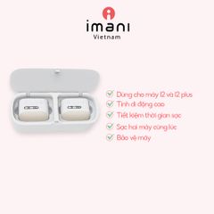 Dock Sạc Nhanh Cho Máy Hút Sữa Imani I2, I2 Plus - Sạc Cùng Lúc 2 Thiết Bị, Chất Lượng Hàn Quốc, An Toàn Cho Mẹ Và Bé