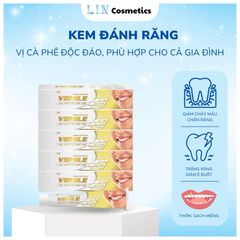 Kem Đánh Răng VSMILE 150g - Hỗ Trợ Ngăn Ngừa Đột Quỵ, Làm Sạch Miệng, Hương Cà Phê - Combo 5 Tuýp cho Gia Đình