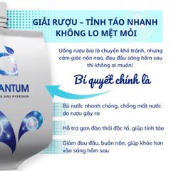 Nước Uống Ion Kiềm Bù Khoáng Điện Giải Quantum 350ml - Bổ Sung Khoáng Chất & Hỗ Trợ Cân Bằng Cơ Thể, Tăng Cường Sức Khỏe