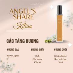 Nước Hoa Nữ Angel's Share 10ml - Hương Thơm Sang Trọng, Quyến Rũ, Chiết Xuất Từ Cognac, Quế, Đậu Tonka, Unisex, Quà Tặng Cao Cấp