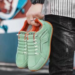 Giày Sneaker Thể Thao Nam Da Thoáng Khí Chạy Bộ Thời Trang Forrest - Đen, Xanh, Nhiều Kích Thước (39-44)