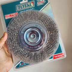 Bánh Cước Total TAC36081 200mm - Phụ Kiện Máy Mài Lông Thép Chất Lượng Cao, Bền Chắc, Chà Sạch Gỉ Sét Kim Loại