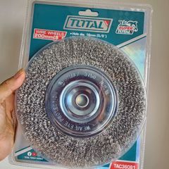 Bánh Cước Total TAC36081 200mm - Phụ Kiện Máy Mài Lông Thép Chất Lượng Cao, Bền Chắc, Chà Sạch Gỉ Sét Kim Loại