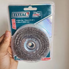 Bánh Cước 100mm Total TAC36041 - Dụng Cụ Làm Sạch Bề Mặt Kim Loại, Chà Rỉ Sét Hiệu Quả, Phụ Kiện Máy Mài Chất Lượng Cao