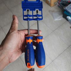Bộ Tuốc Nơ Vít Dẹp và Bake 2 Chi Tiết Wadfow WSS1302 - Thép CR-V Bền Bỉ, Tay Cầm Chống Trượt, Dụng Cụ Cầm Tay Tiện Lợi