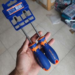 Bộ Tuốc Nơ Vít Dẹp và Bake 2 Chi Tiết Wadfow WSS1302 - Thép CR-V Bền Bỉ, Tay Cầm Chống Trượt, Dụng Cụ Cầm Tay Tiện Lợi
