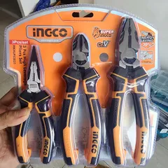 Bộ 3 Kìm Cao Cấp INGCO HKHLPS2831 - Kìm Răng, Kìm Cắt, Kìm Nhọn Thép CR-V, Dụng Cụ Cầm Tay Chất Lượng Cao