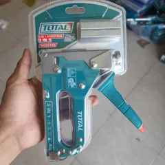 Kìm Bấm Ghim Đa Năng 3 Trong 1 Total THT31143 - Công Cụ Cầm Tay Bền Bỉ, Chất Lượng Cao, Phù Hợp Bọc Ghế, Gỗ, Da, Vải