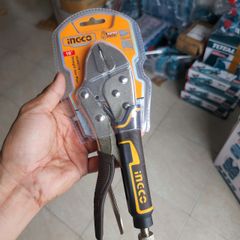 Kìm bấm hàm INGCO HSJP0110 10 inch - Dụng cụ cầm tay bền chắc, thép Cr-V mạ niken, lý tưởng cho thợ cơ khí và gia đình